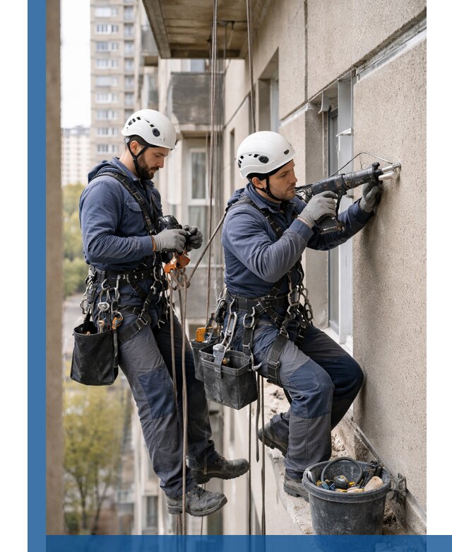 Промышленные альпинисты высотные работы и монтаж в Михайловке